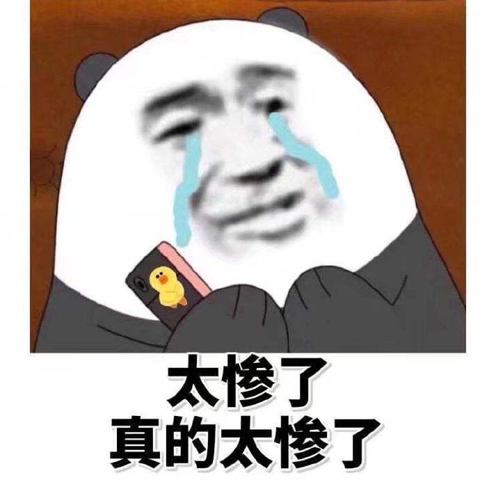 太惨了