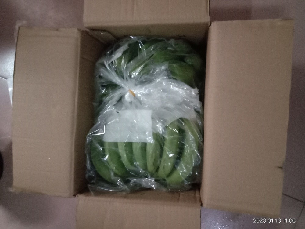 我的香蕉终于到了今天！等了好久。