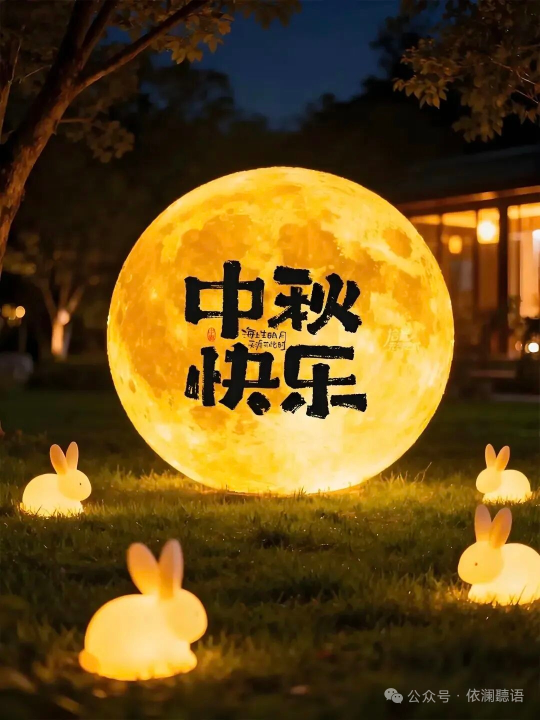 月是中秋圆，家是事事安