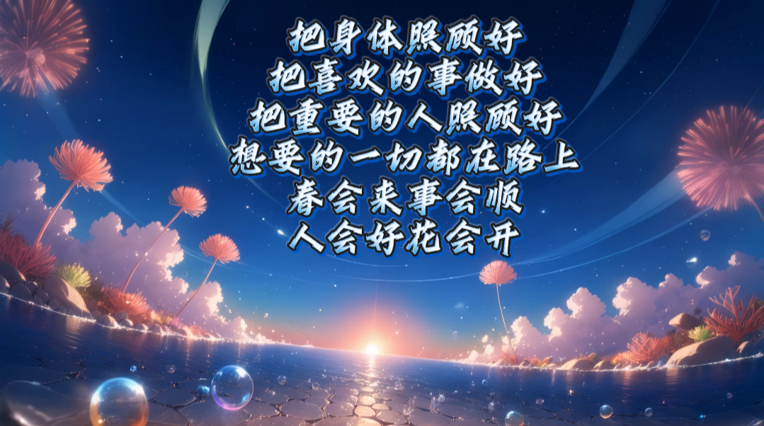 　 　闲着也是也是闲着